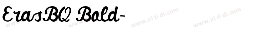 ErasBQ Bold字体转换